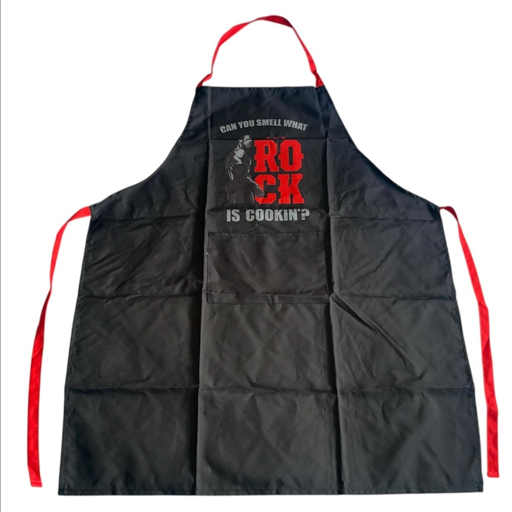 WWE Slam Crate Logo Apron - Black and White